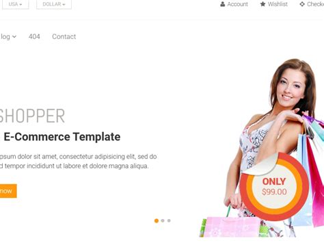 Pure HTML & CSS & JavaScript E-Commerce 的图像结果