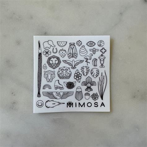 Sketches | MIMOSA Jewelry Sticker | MIMOSA Handcrafted