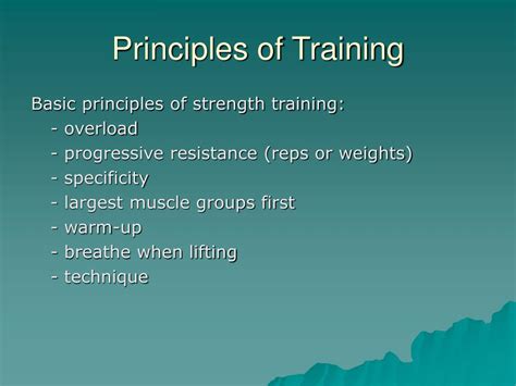 Principles of Training 的图像结果