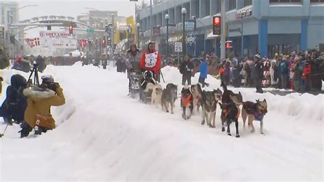 Thousands attend famous Iditarod Trail Sled Dog Race in Alaska