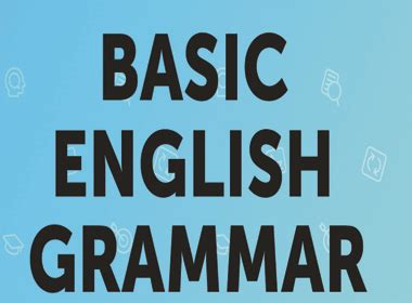 Image result for Basic English Grammar