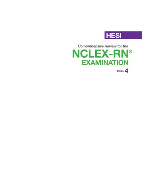 SOLUTION: 4th edition hesi comprehensive review for the nclex rn ...