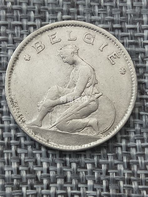 欧洲比利时1934年女神权杖1法郎镍币 H792-淘宝网