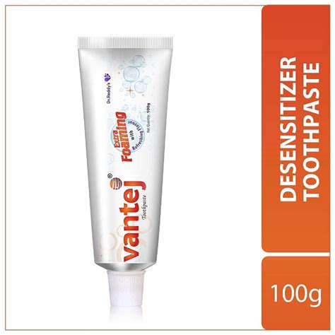 Buy VANTEJ TOOTHPASTE EXTRA FOAMING WITH REFRESHING FLAVOUR - TUBE OF ...