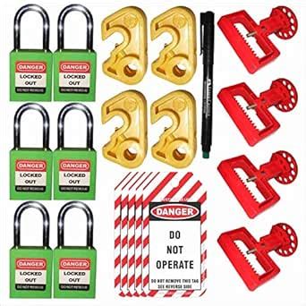 Lockout Tagout Loto Kit-178 Set Of 1 Safety House Loto : Amazon.in ...