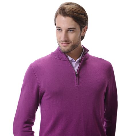 Monterey Club Men's Fine Gauge Knit 1/4 Zip Sweater #1947 - Walmart.com
