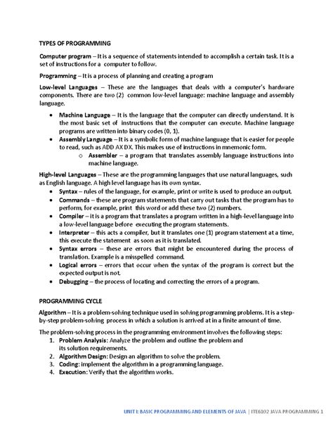 Image result for Elements of Java Programming