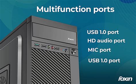 Amazon.in: Buy Foxin® ACE Desktop Computer Case/PC Cabinet - with Steel ...