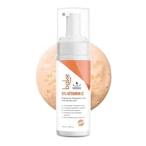 BAKE 5% Vitamin C Foaming Face Wash with Niacinamide | Brightening Face ...