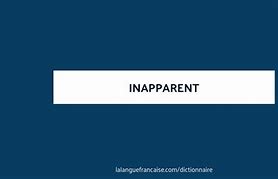 Image result for Inapparent
