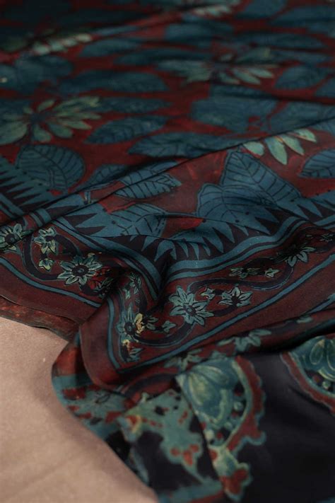 Modal Dupatta - Buy Block Printed Modal Silk Dupattas Online in India ...