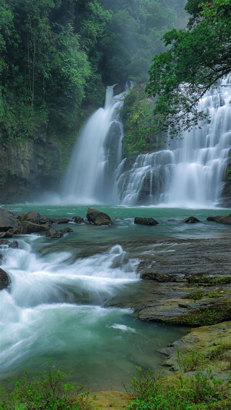 Nauyaca Waterfalls (Cataratas Nauyaca), Dominical, Puntarenas, Costa ...