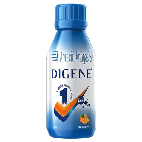 Buy DIGENE GEL (ORANGE) SYRUP 200ML - Apollo Pharmacy.