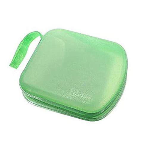Green : 7 Colors 40 Disc DVD VCD DJ Storage Album Bag Hard Box Double ...