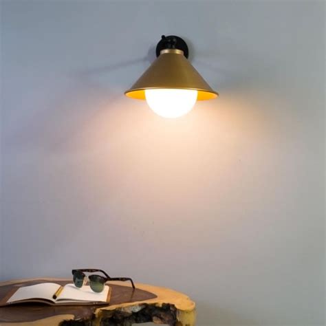 CWS107 Bohemian Loft Interior Wall Sconce In Gold – The Black Steel