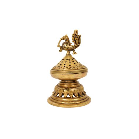 BRASS DHOOP DANI brass 7 in dhoop dani – Ragaarts