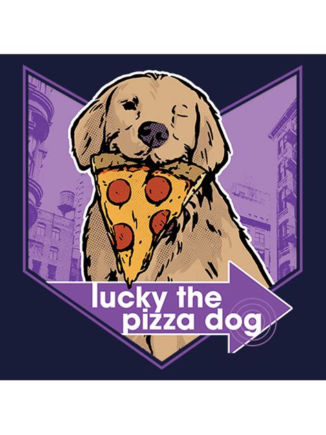 Lucky The Pizza Dog| Official Hawkeye Merchandise | Redwolf