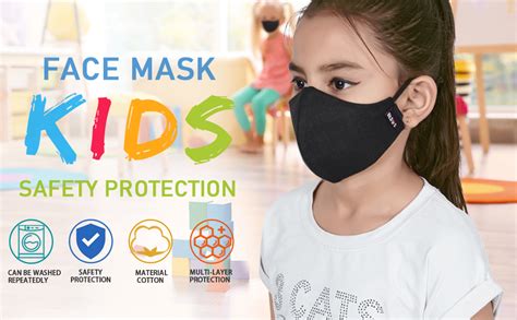 Bildos Cotton Mask For Kids (7 to 13 Years) with adjustable straps ...