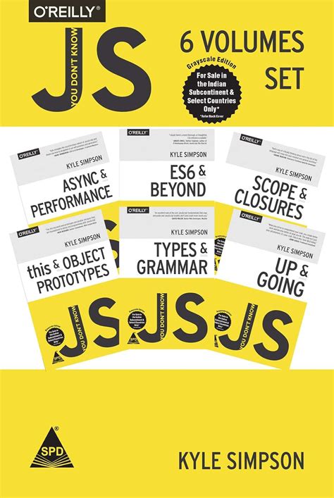 You Don`t Know JS: 6 Volume Set (Greyscale Indian Edition) : Kyle ...