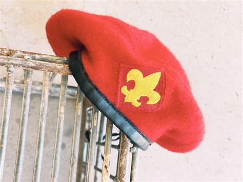 Vintage Red Boy Scout Cap, Uniform, Vintage Patch, Red Cap, Boy Scout ...