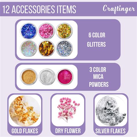 Craftinger Resin Art Pro Keychain Pedent Making Tassel Kit (Rtk)
