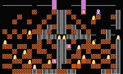 Lode Runner Level 50 的图像结果