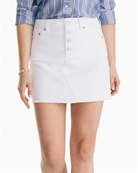 Women's White Jean Skirt at Joanne Magana blog