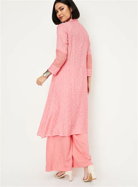 Buy Women Embroidered A-line Kurta Set Online at just Rs. 1299.0 ...