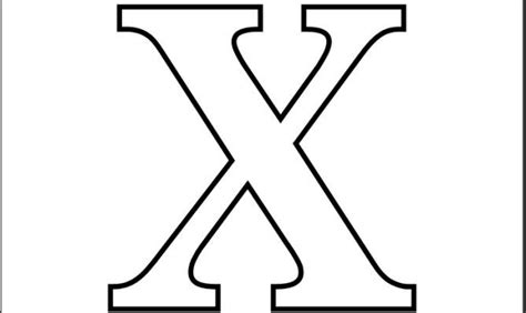 letter x letter x letter x | Letras grandes para imprimir, Moldes de letras, Letras grandes