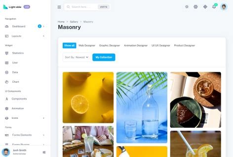 Light Able Admin & Dashboard Template | Phoenixcoded