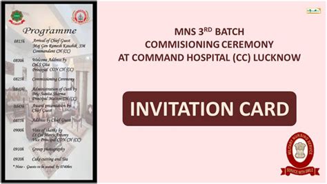 MNS 3rd Batch Commisioning Ceremony At Command Hospital Lucknow