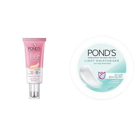 PONDS BB+ CREAM ivory instant spot coverage + light make up glow ...