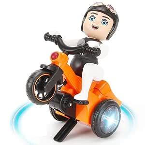 Buy MAJIK Tricycle Bump and Go 360 Degree Rotating Stunt Tricycle ...