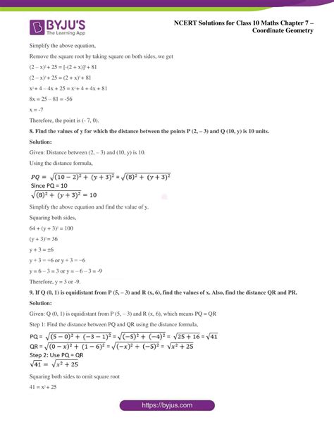 Class 10th Maths Chapter Coordinate Geometry 的图像结果