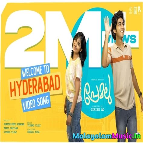 Welcome to Hyderabad (Premalu) Shakthisree Gopalan, Kapil Kapilan ...