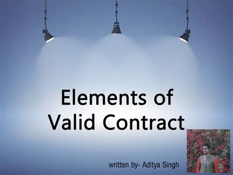 Image result for Contract Elements