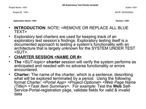 Image result for Exploratory Testing Charter Examples