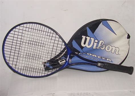 Buy Wilson Enforcer 6000 Series Light Alloy Mid Plus Tennis Racquet L3 ...
