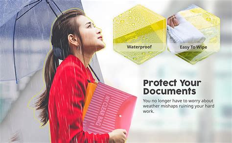 Shuban Clear Envelopes with Snap Button Closure - A4 and Legal Letter ...