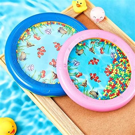 Meditation Drum 2 Pieces Wave Bead Hand Drum 8 Inch Sea Wave Sound Drum ...