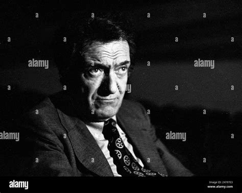 Spanish theater, film and TV actor Alberto Closas attending a rehearsal ...