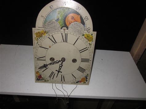 NICE VINTAGE GRANDMOTHER OR SHELF CLOCK MOVEMENT AND DIAL DUDLEY ...