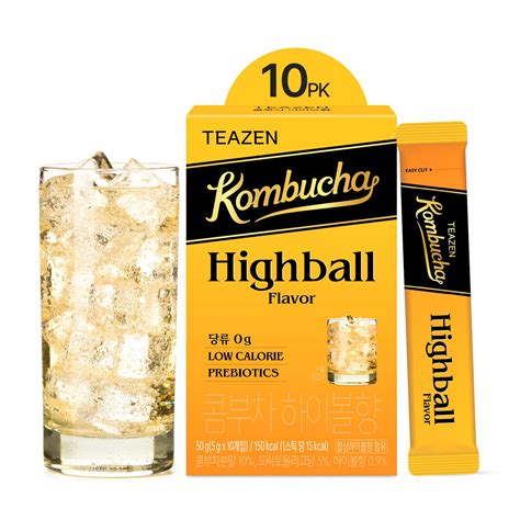 TEAZEN Highball Flavored Cocktail Mixers, Mocktail Drink Mixers, Kombu ...