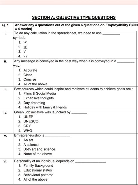 Image result for Objective Type Questions