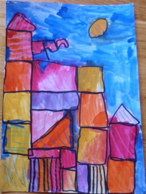 NorthEastArts: Paul Klee,Castle and Sun- Primary Art