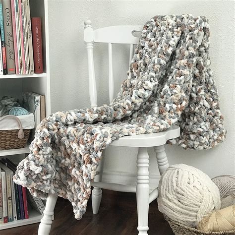 Loops & Threads® Cuddly Chenille™ Crochet Lapghan | Projects | Michaels