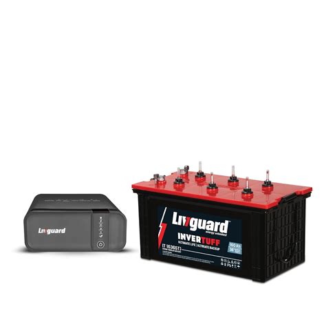 Livguard Inverter & Battery Combo |LG700E_IT 1636STJ |LG700E - 600 VA ...