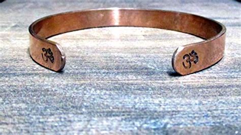 Streetsoul Men's Hand Crafted Copper Stamped Hare Krishna Mantra Oval ...
