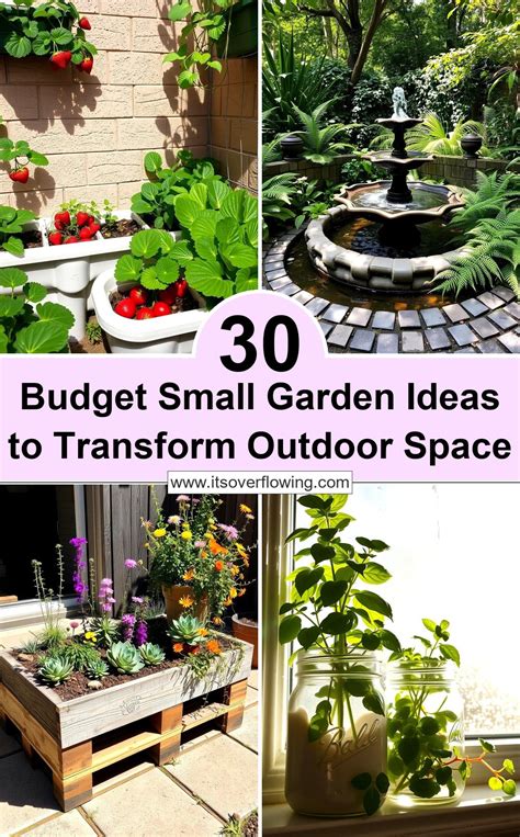 30 Budget Small Garden Ideas to Transform Outdoor Space