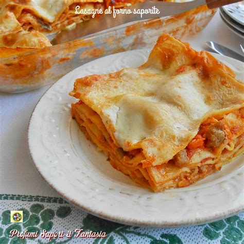 Lasagne al forno saporite ricetta veloce e gustosa